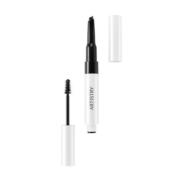 Artistry&trade; Go Vibrant&trade; Водостійкий олівець-гель для брів 2-в-1 True Black Амвей 469869 469869 фото