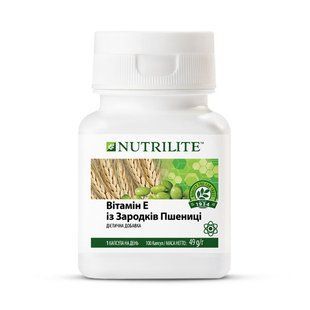 Nutrilite&trade; Витамин Е из пшеничных зародышей &mdash; 100 капсул Амвей 432971 432971 фото